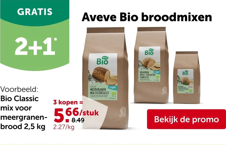 Promotie: Bio broodmixen