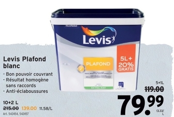 Offre: Levis Plafond blanc