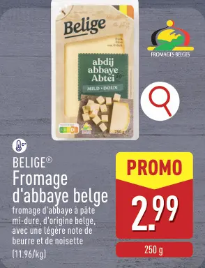 Offre: Fromage d'abbaye belge