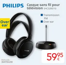 Offre: Casque sans fil pour télévision