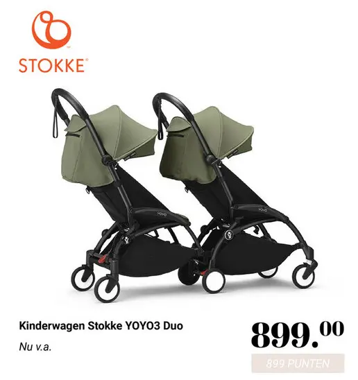 Aanbieding: Kinderwagen Stakke YOYO3 Duo