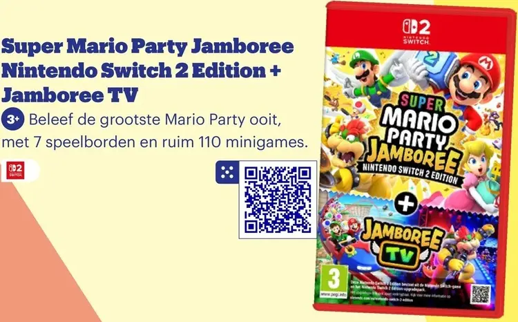 Aanbieding: Super Mario Party Jamboree Nintendo Switch 2 Edition + Jamboree TV