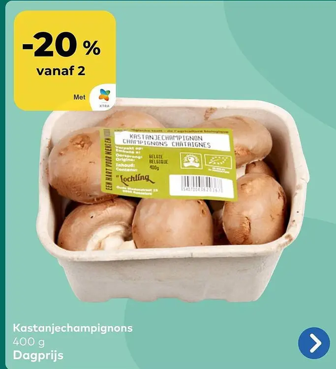 Promotie: Kastanjechampignons