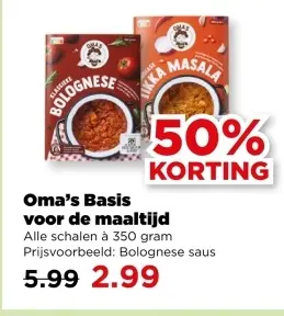 Basis voor de maaltijd
