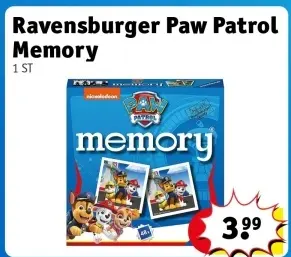 Aanbieding: Ravensburger Paw Patrol Memory