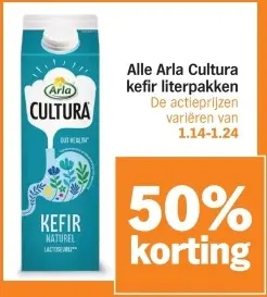 Aanbieding: Arla Cultura kefir literpakken