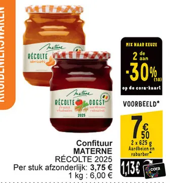 Aanbieding: Confituur RÉCOLTE 2025
