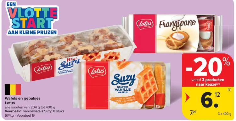 Promotie: Wafels en gebakjes