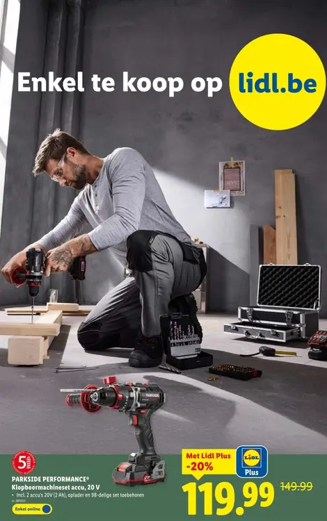 Promotie: Klopboormachineset accu