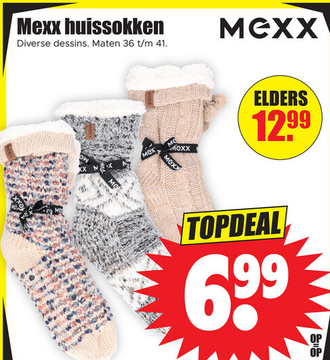 Aanbieding: Mexx huissokken