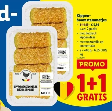 Promotie: Kippenboomstammetjes