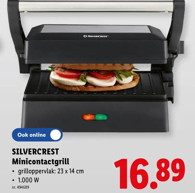 Promotie: Minicontactgrill