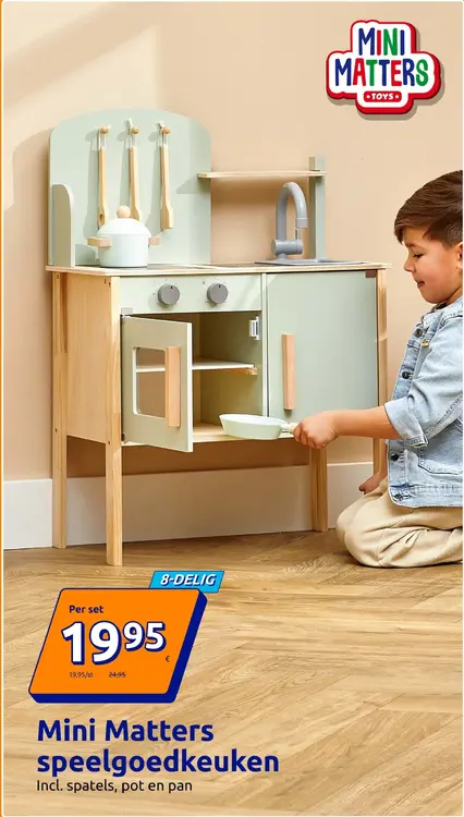 Promotie: Mini Matters speelgoedkeuken
