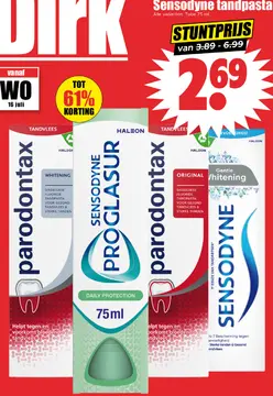 Aanbieding: Sensodyne tandpasta