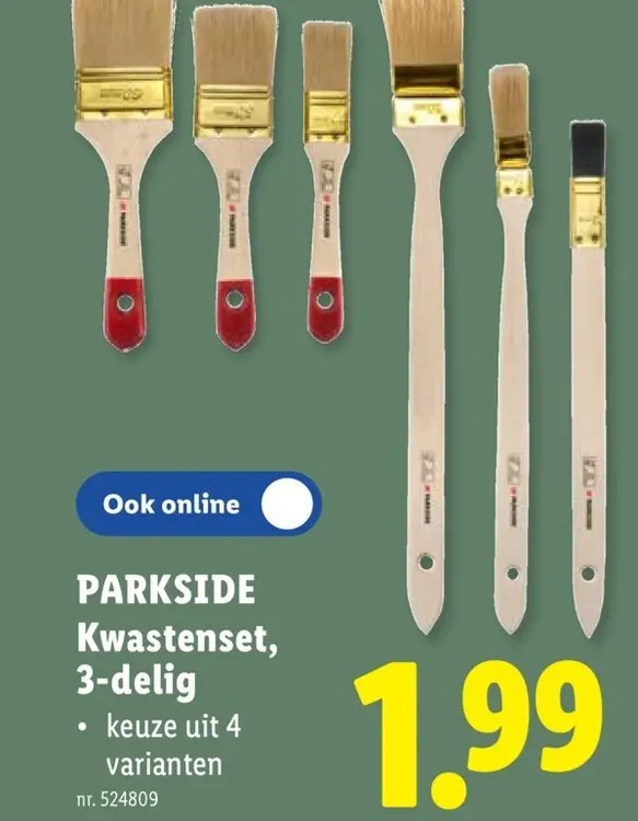 Promotie: Kwastenset