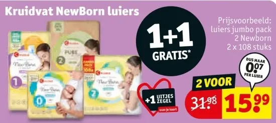 Aanbieding: NewBorn luiers