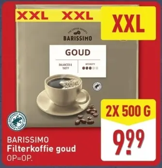 Aanbieding: Filterkoffie goud
