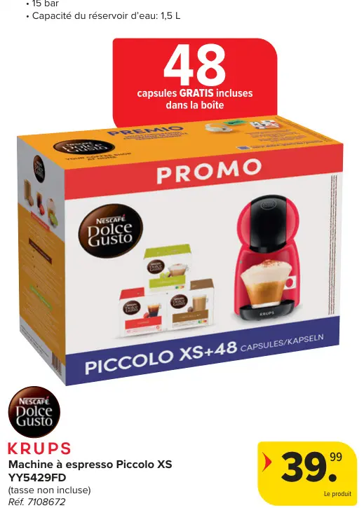 Offre: Machine à espresso Piccolo XS