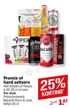 Aanbieding: Premix of hard seltzers