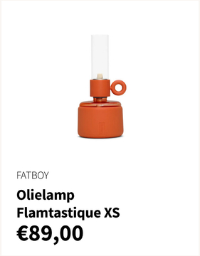 Aanbieding: FATBOY Olielamp Flamtastique XS