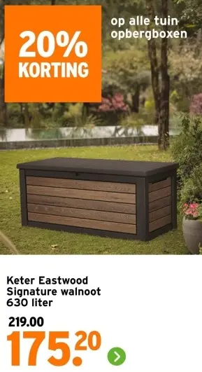 Aanbieding: Alle tuin opbergboxen