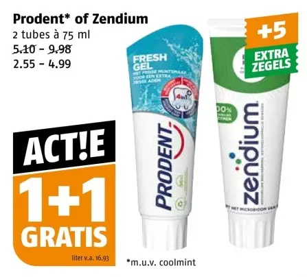 Aanbieding: Prodent* of Zendium