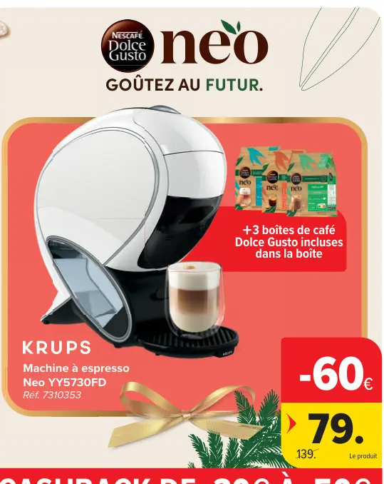 Offre: Machine à espresso Neo YY5730FD