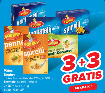 Offre: Pâtes