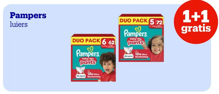 Aanbieding: Pampers luiers