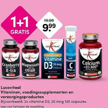 Aanbieding: Lucovitaal Vitaminen, voedingssupplementen en