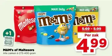 Aanbieding: M&M's of Maltesers