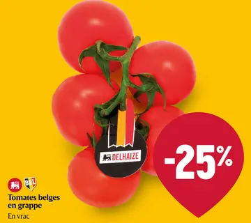 Offre: Tomates belges en grappe