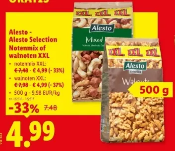 Promotie: Selection Notenmix of walnoten XXL