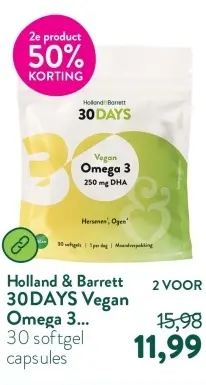 Aanbieding: 30DAYS Vegan Omega 3