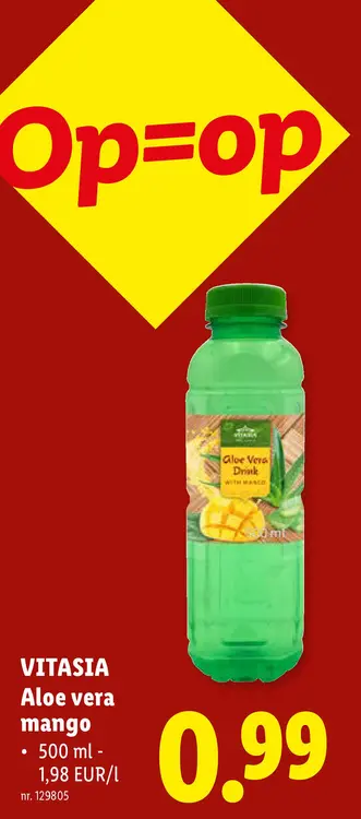 Promotie: Aloe vera mango