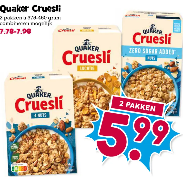 Aanbieding: Cruesli