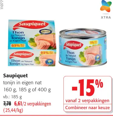 Promotie: Tonijn in eigen nat