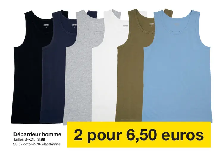 Offre: Débardeur homme