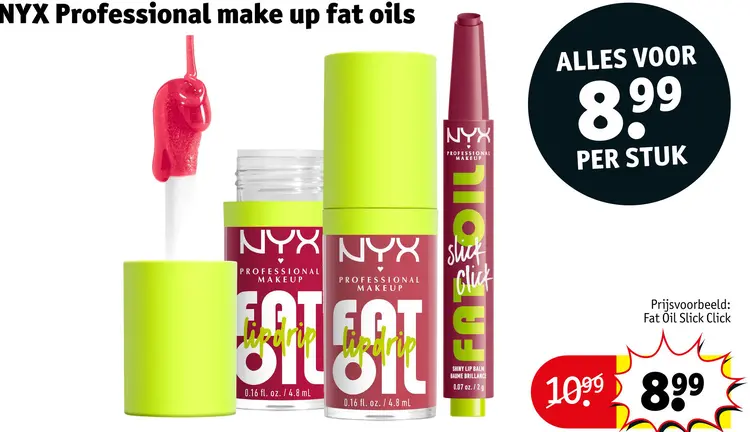 Aanbieding: NYX Professional make up fat oils