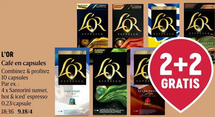 Offre: Café en capsules