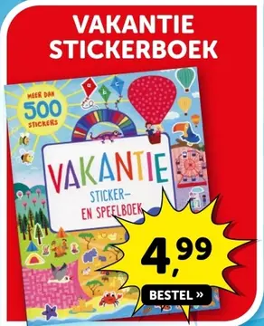 Aanbieding: Vakantie stickerboek