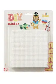 Aanbieding: Hama Midi Strijkkralenbordjes - Vierkanten, 4st.