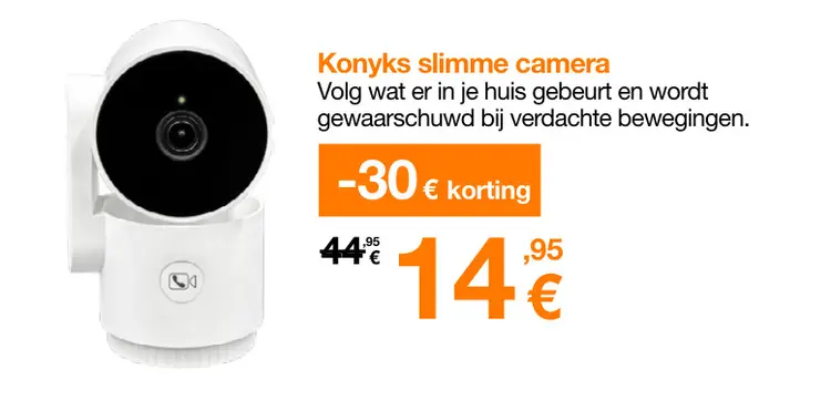 Promotie: Konyks slimme camera