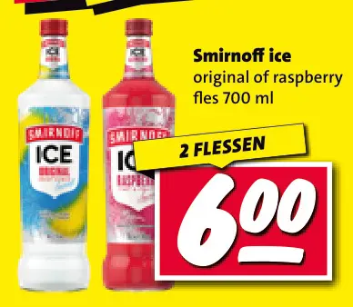 Aanbieding: Smirnoff ice