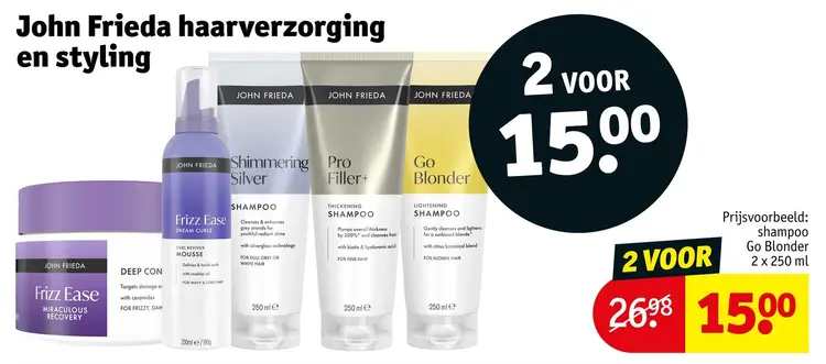 Aanbieding: Haarverzorging en styling