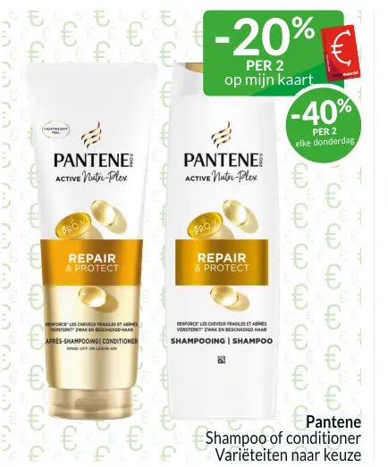 Promotie: Pantene Shampoo of conditioner
