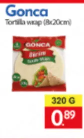 Promotie: Gonca Tortilla wrap