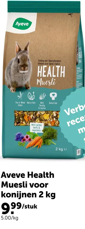 Promotie: Health Muesli voor konijnen