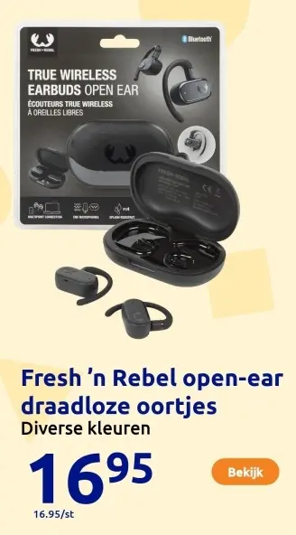 Aanbieding: Fresh 'n Rebel open-ear draadloze oortjes