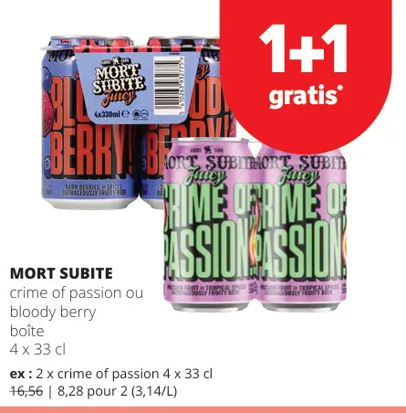 Offre: Mort Subite